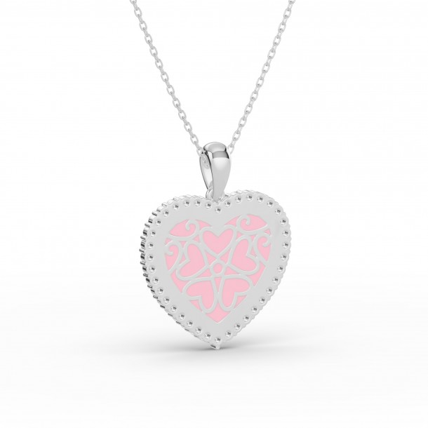 Ожерелье RC11128-CERM-PINK-8WPND-NAT