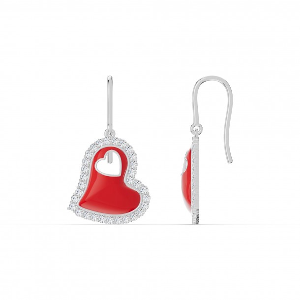 Серьги RC11125-CERM-RED-8WEAR-LAB