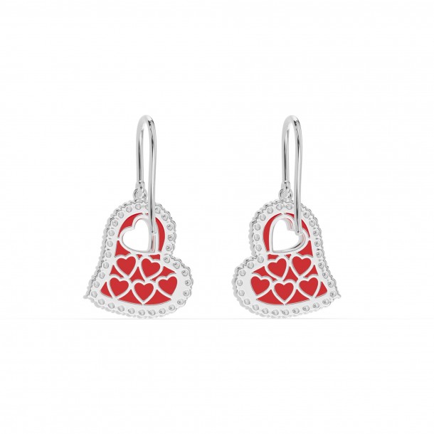 Серьги RC11125-CERM-RED-8WEAR-LAB