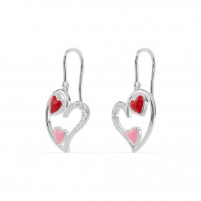 Серьги RC11097-CERM-RED-PINK-8WEAR-LAB