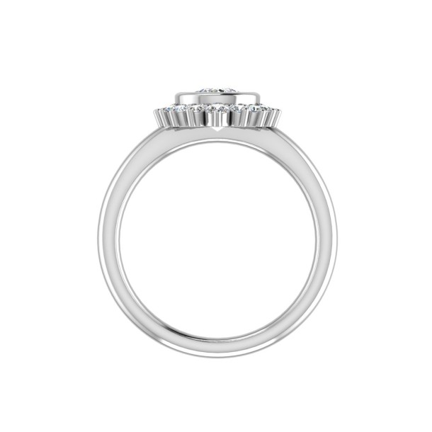 Кольцо SM1007-18K-W