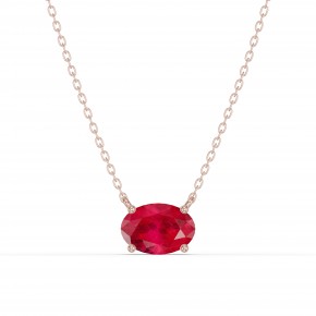 Ожерелье RC11016-RUBY-4RPND