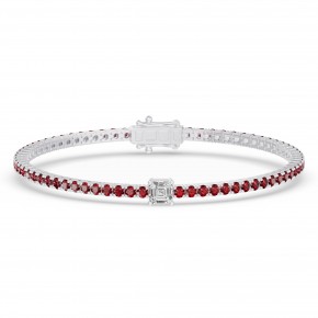 Браслет RC10590RUBY-AS-8WBR