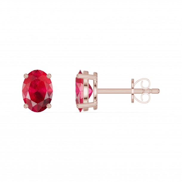 Серьги RC11021-RUBY-4REAR