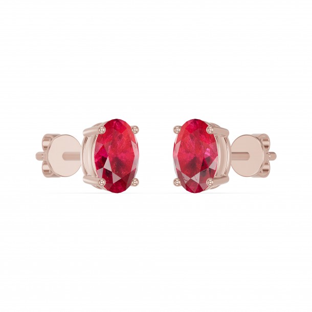 Серьги RC11021-RUBY-4REAR