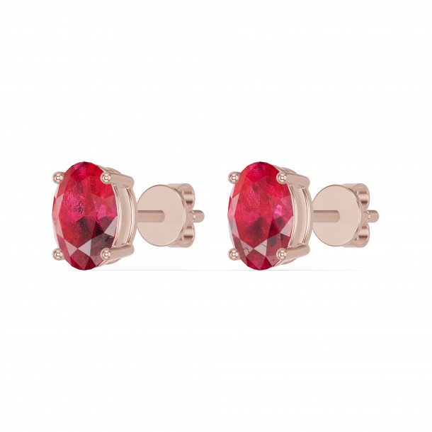 Серьги RC11021-RUBY-4REAR