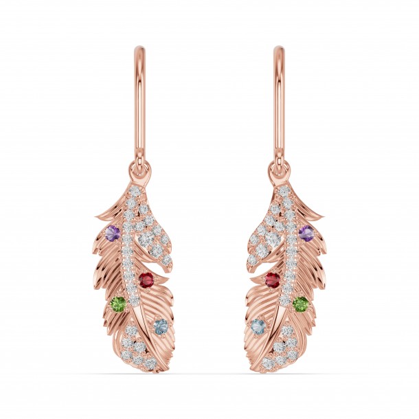 Серьги RC10964EAR-NAT-GEMS-4R
