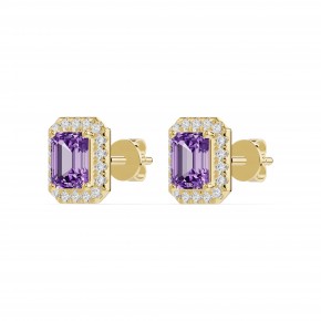 Серьги RC10830-AMETH-8YEAR-LAB