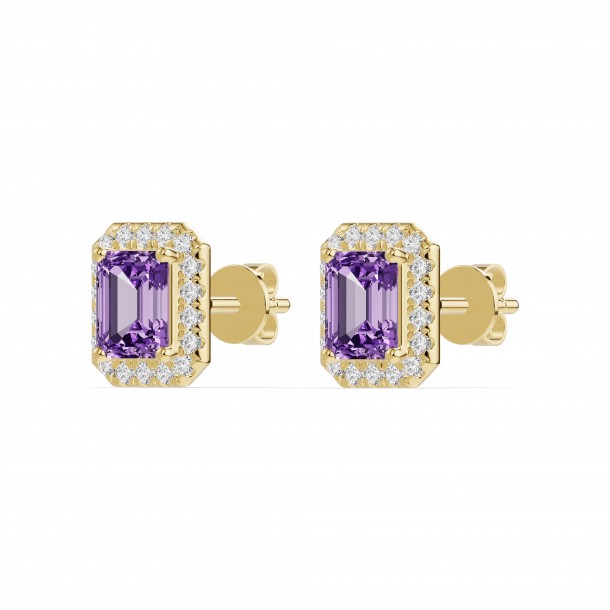 Серьги RC10830-AMETH-8YEAR-LAB