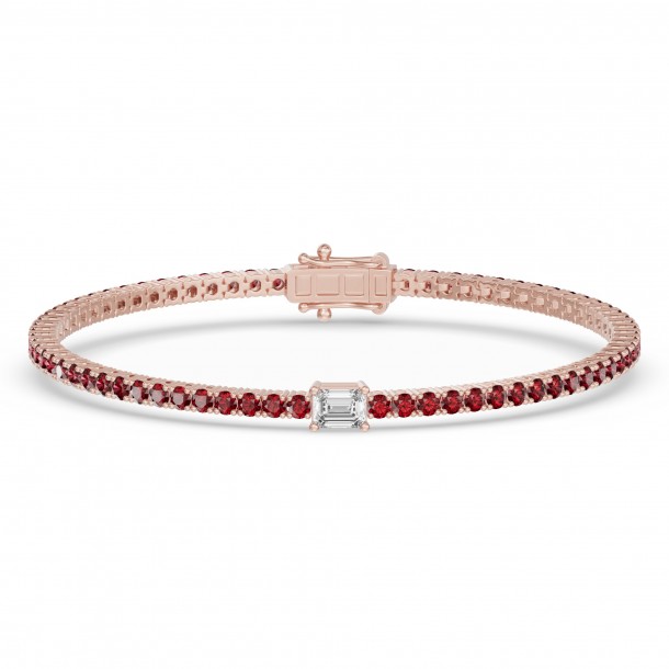 Браслет RC10590RUBY-EM-8RBR