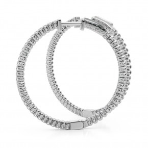 Серьги 41005-.01-35mm Lab 14K WG