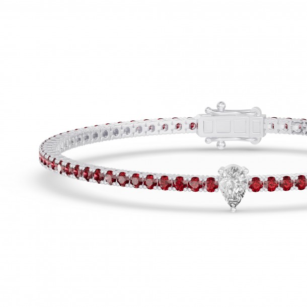 Браслет RC10590RUBY-PE-4WBR