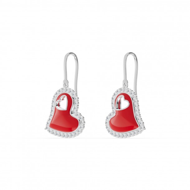 Серьги RC11125-CERM-RED-4WEAR-NAT
