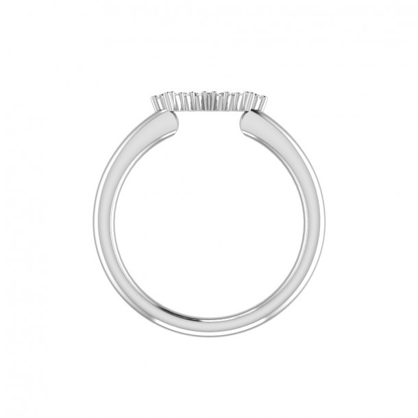 Кольцо SM1007B-18K-W