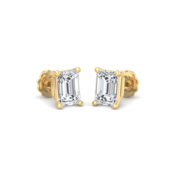 Серьги Fancy-EARSL0364-18K-Y-ECP.50