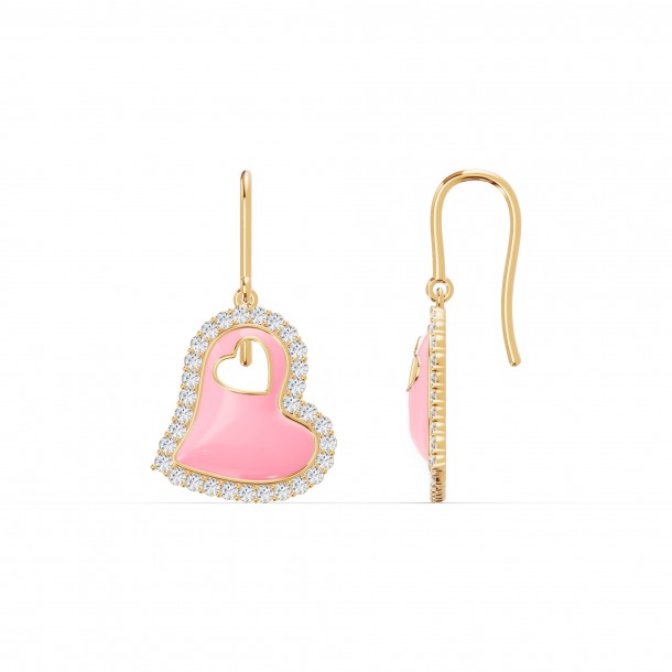 Серьги RC11125-CERM-PINK-4YEAR-LAB