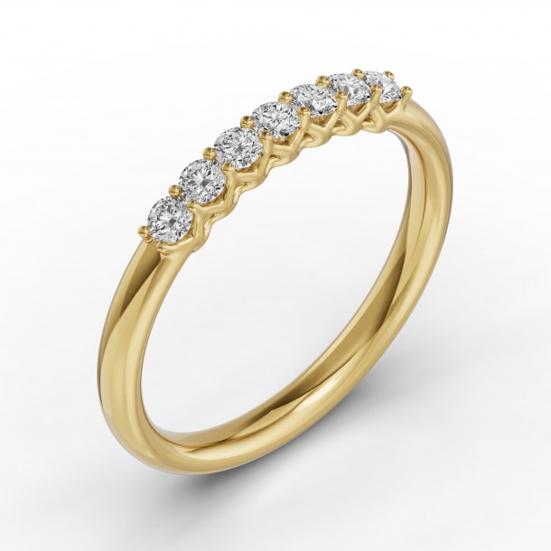 Кольцо RC10717-7ST-0.25CT-4YL-LAB