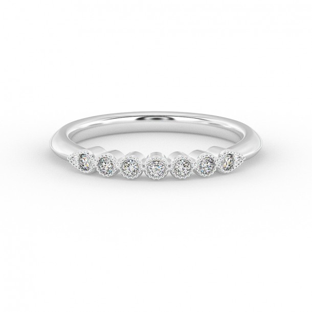 Кольцо SM1014B-18K-W