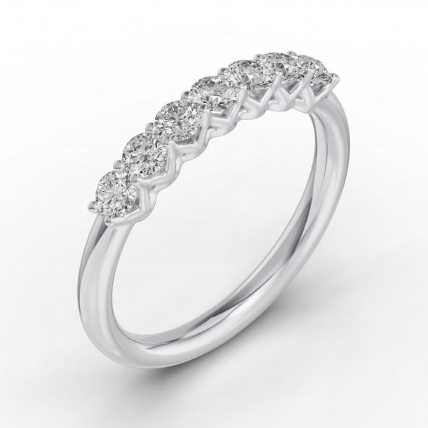 Кольцо RC10719-7ST-0.50CT-PTL-NAT