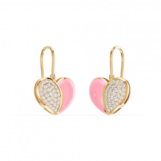 Серьги RC11101-CERM-PINK-8YEAR-LAB