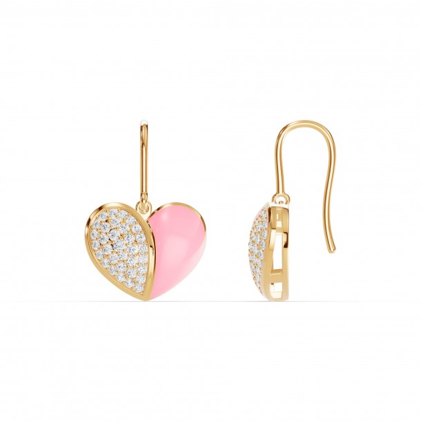 Серьги RC11101-CERM-PINK-8YEAR-LAB