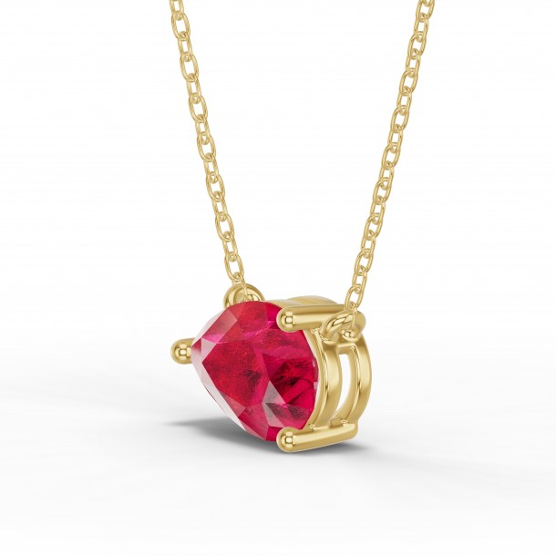 Ожерелье RC11017-RUBY-4YPND