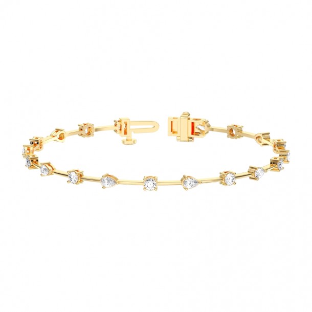 Браслет KJB17548-1.00CT-YELLOW