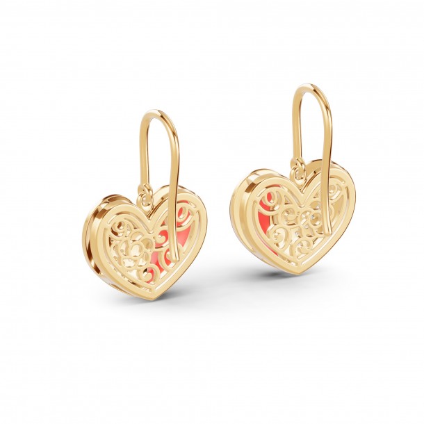Серьги RC11101-CERM-RED-8YEAR-LAB