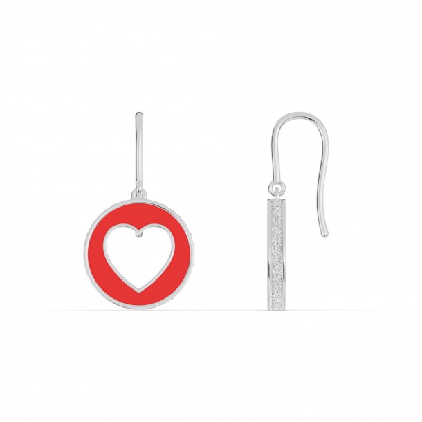 Серьги RC11194-CERM-RED-4WEAR-NAT