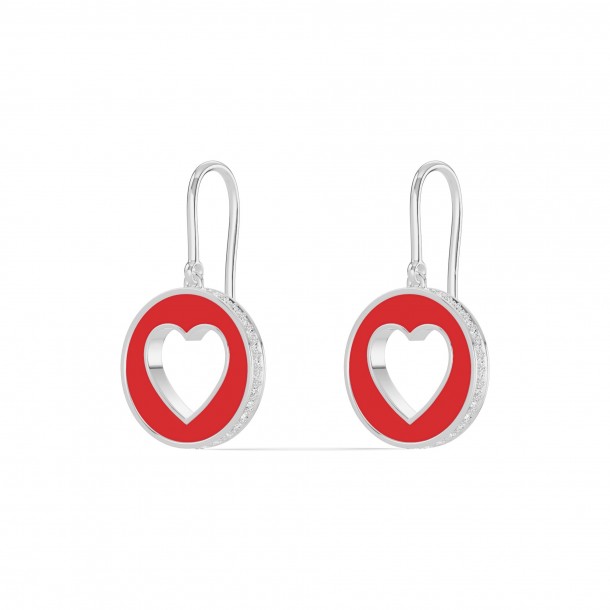 Серьги RC11194-CERM-RED-4WEAR-NAT
