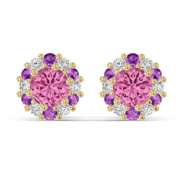 Серьги RC11411-PSAP-AMETH-4YEAR-NAT