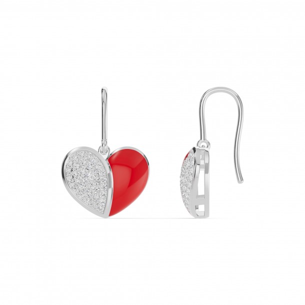 Серьги RC11101-CERM-RED-8WEAR-NAT