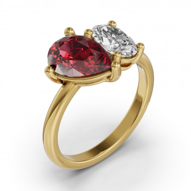 Кольцо RC10568-LABOV-RUBYPE-3.0CT-4YE
