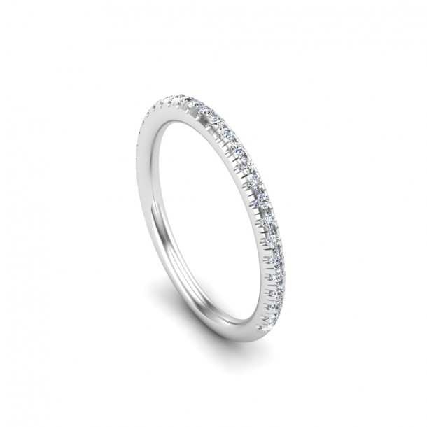 Кольцо SM1004B-14K-W
