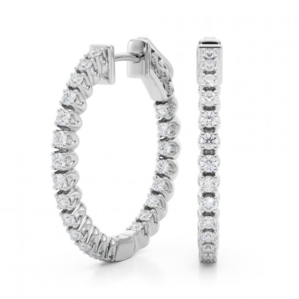 Серьги 41005-.04-26MM Lab WG