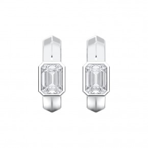 Серьги KJE14356-EMR-0.50CT-WHITE