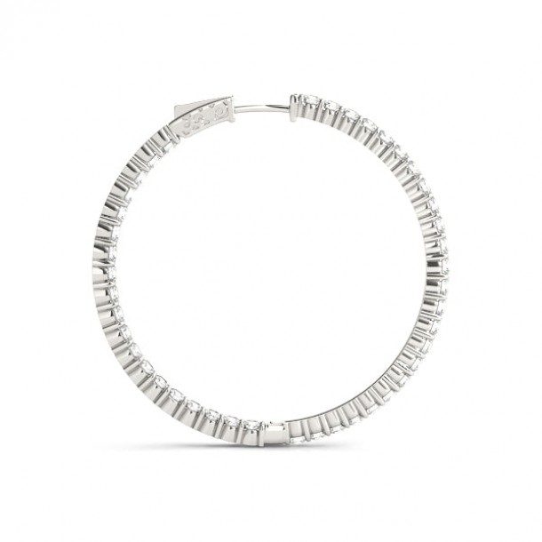 Серьги 41018-.02-23MM Lab 14K WG