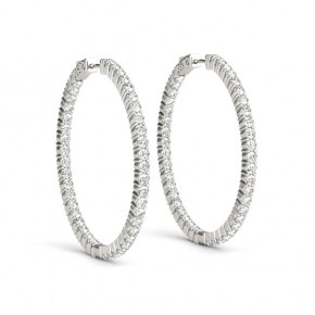 Серьги 41018-.02-23MM Lab 14K WG