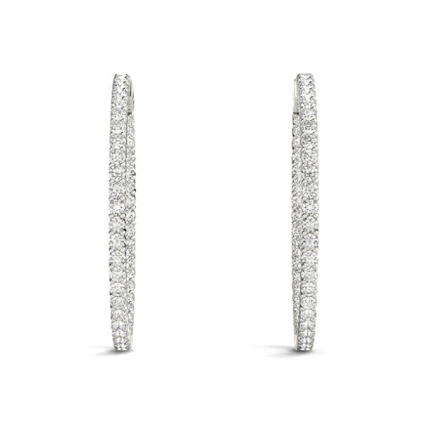 Серьги 41018-.02-23MM Lab 14K WG