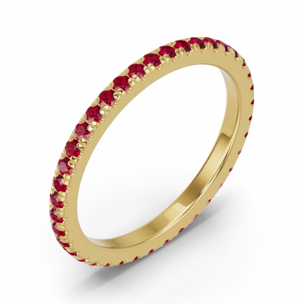 Кольцо RC10724-RUBY-8YL