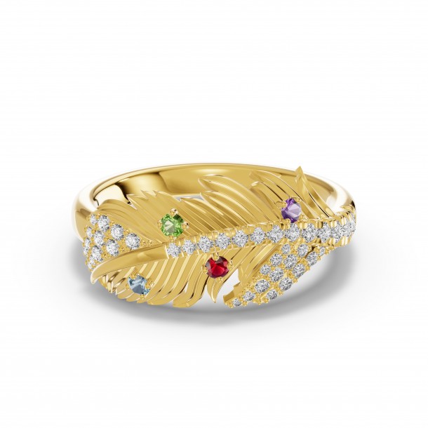Кольцо RC10965L-NAT-GEMS-4Y