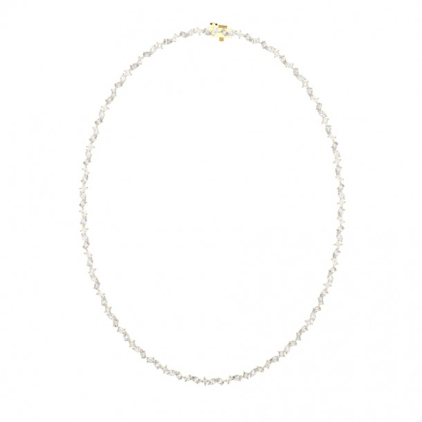 Ожерелье KJN17347-10CT-YELLOW