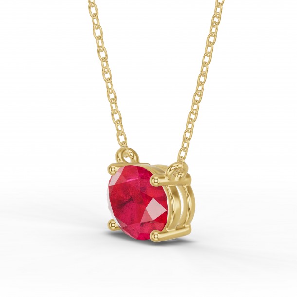 Ожерелье RC11016-RUBY-4YPND