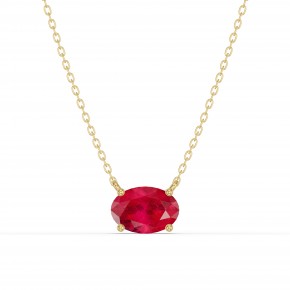 Ожерелье RC11016-RUBY-4YPND