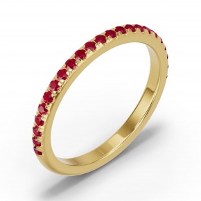 Кольцо RC10712-RUBY-4YL