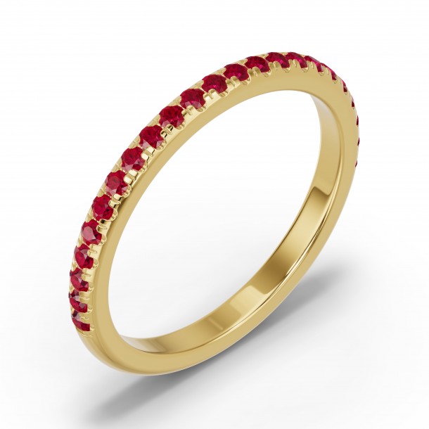 Кольцо RC10712-RUBY-4YL