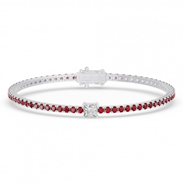 Браслет RC10590RUBY-PR-8WBR