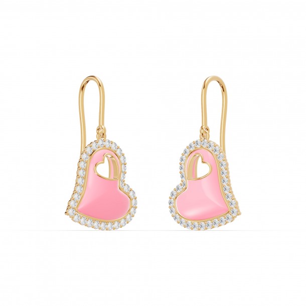 Серьги RC11125-CERM-PINK-8YEAR-LAB