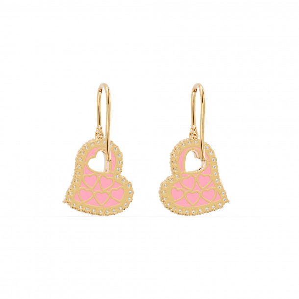 Серьги RC11125-CERM-PINK-8YEAR-LAB