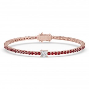 Браслет RC10590RUBY-PR-8RBR